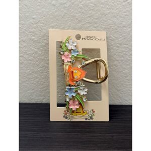 Studio Ghibli Howl's Moving Castle Calcifer Floral Claw Hair Clip